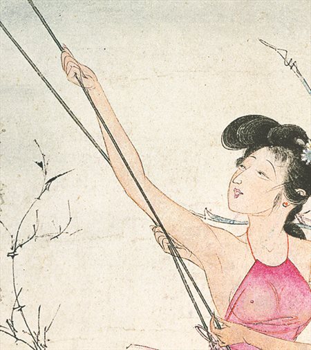 青县-胡也佛的仕女画和最知名的金瓶梅秘戏图